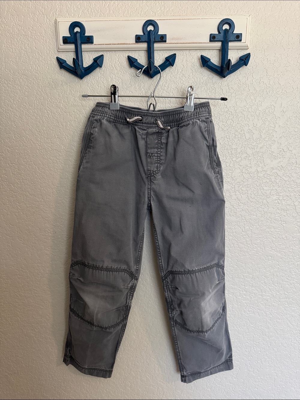 Double Knee Pants In Cotton Twill